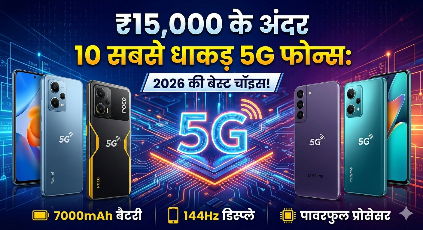 15,000 से कम के 10 बेस्ट 5G फोन