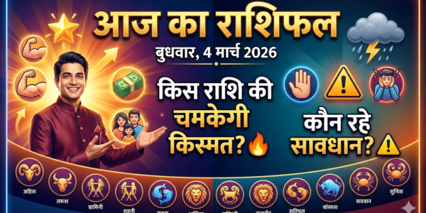 Aaj ka rashifal in hindi , 4 march 2026 gemini