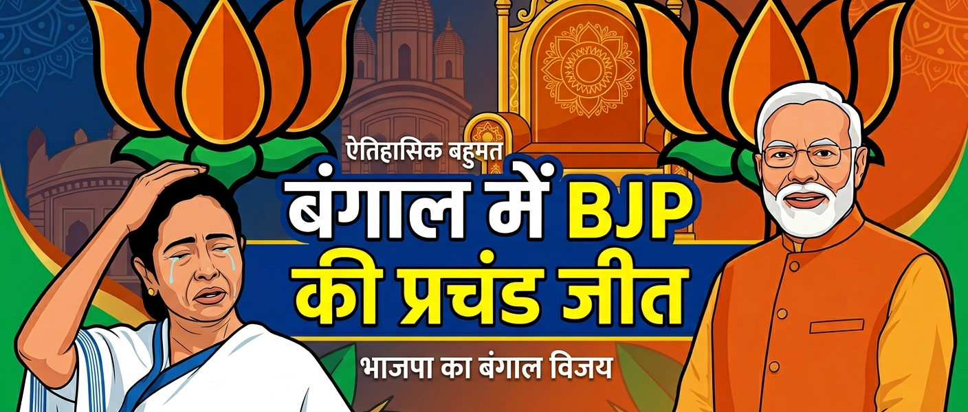 BJP won the Bangal election after 15 years , मुख्यमंत्री का अगला चेहरा कौन
